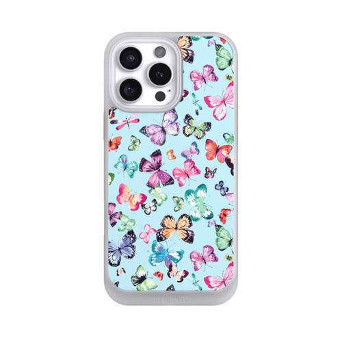 Apple iPhone 16 Pro Max NIVOcore Schmetterlinge rosa orange blau
