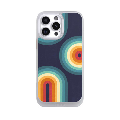 Apple iPhone 16 Pro Max NIVOcore Double Rainbow on Blue