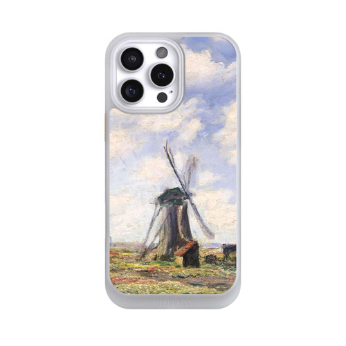Apple iPhone 16 Pro Max NIVOcore Tulpenfelder mit der Rijnsburger Windmühle von Claude Monet