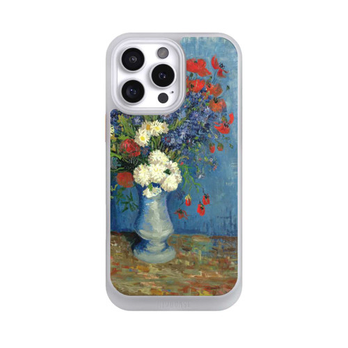 Apple iPhone 16 Pro Max NIVOcore Stillleben Vase mit Kornblumen und Mohnblumen von Vincent Van Gogh