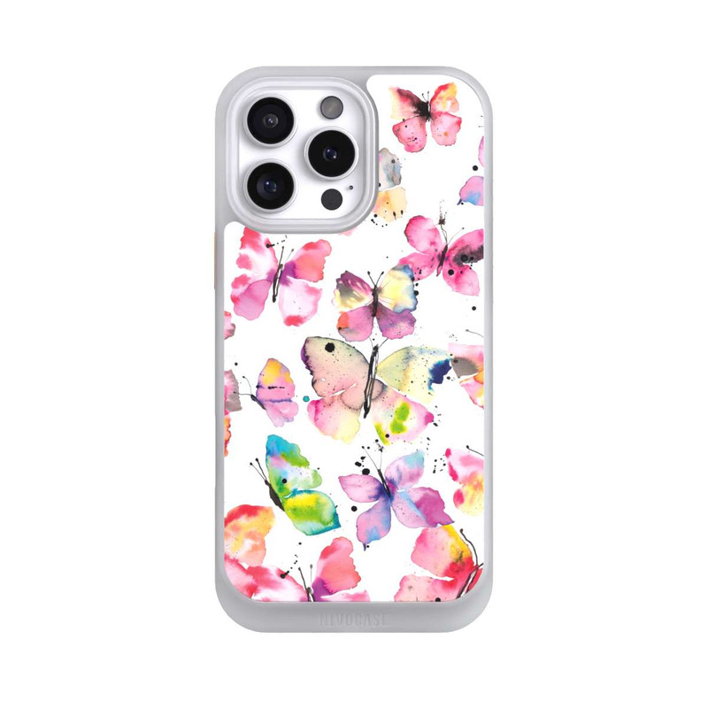 iPhone 16 Pro Max NIVOcore Aquarell Frühlingsschmetterlinge