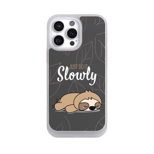 Apple iPhone 16 Pro Max NIVOcore Just Do It Slowly Sloth Grey