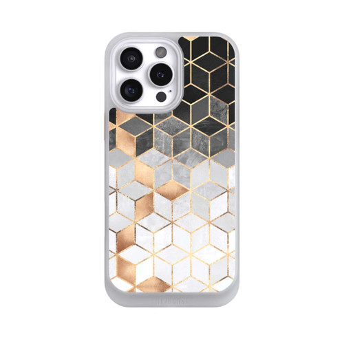 Apple iPhone 16 Pro Max NIVOcore Würfel dunkel und gold