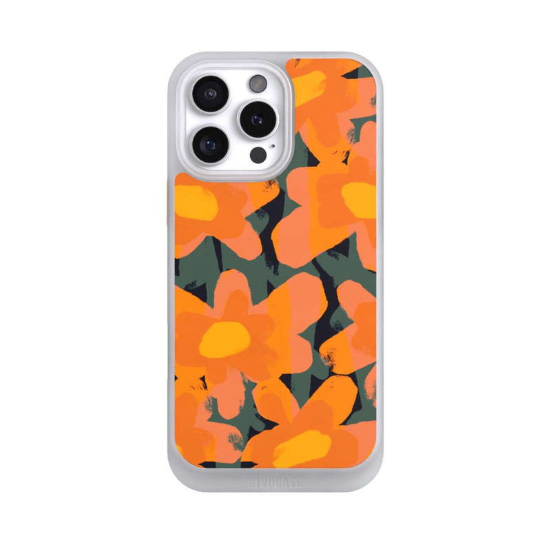 iPhone 16 Pro Max NIVOcore Blumenwiese Orange