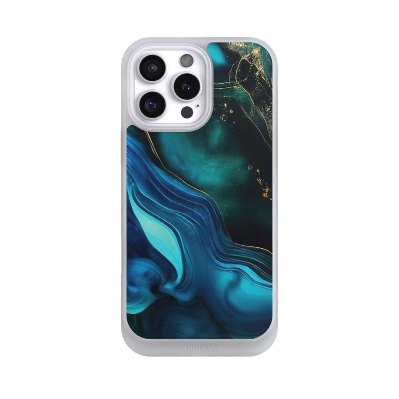 iPhone 16 Pro Max NIVOcore Blaugoldene Tinte mit KI