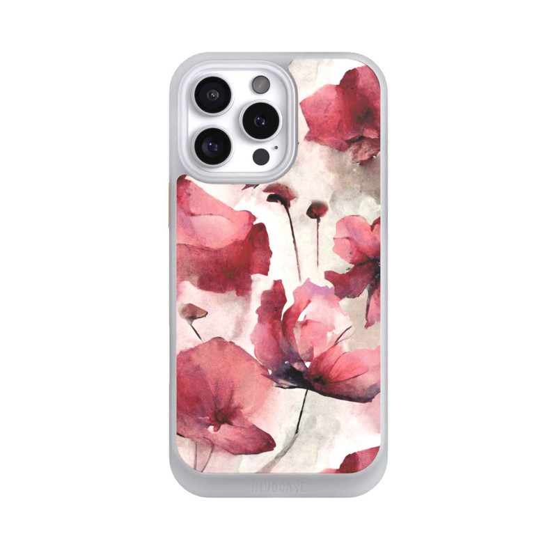 iPhone 16 Pro Max NIVOcore Wilde Mohnblumen Aquarell mit KI