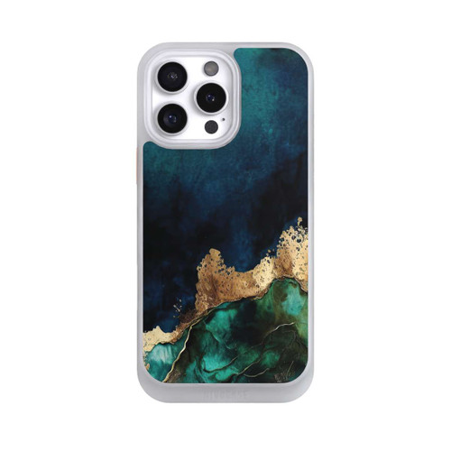 Apple iPhone 16 Pro Max NIVOcore Bleu pétrole avec or