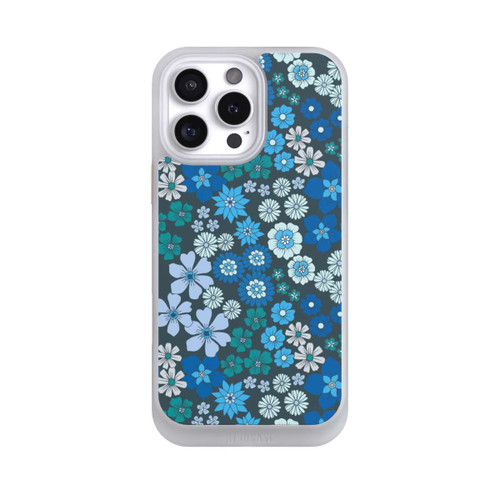 Apple iPhone 16 Pro Max NIVOcore Fleurs bleues DeinDesign