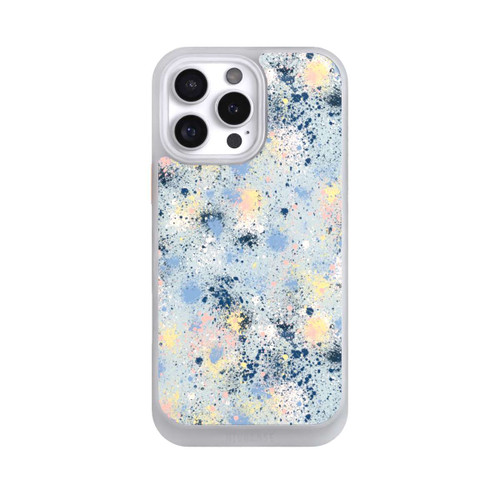 Apple iPhone 16 Pro Max NIVOcore Tintentropfen Staub Textur Blau
