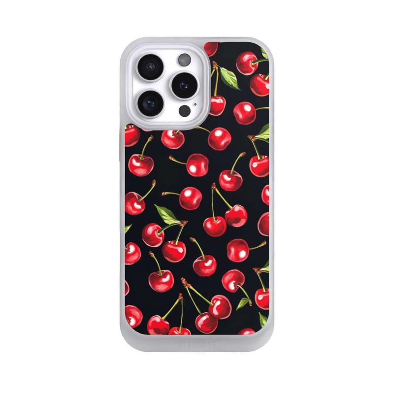 iPhone 16 Pro Max NIVOcore Kirschmuster Schwarz mit KI