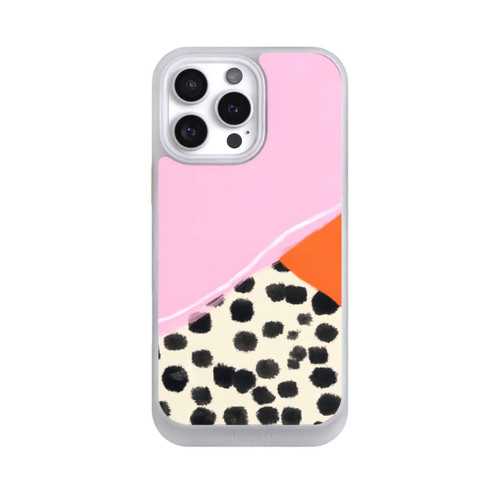 Apple iPhone 16 Pro Max NIVOcore Rosa und Orange Gepunkteter Hintergrund