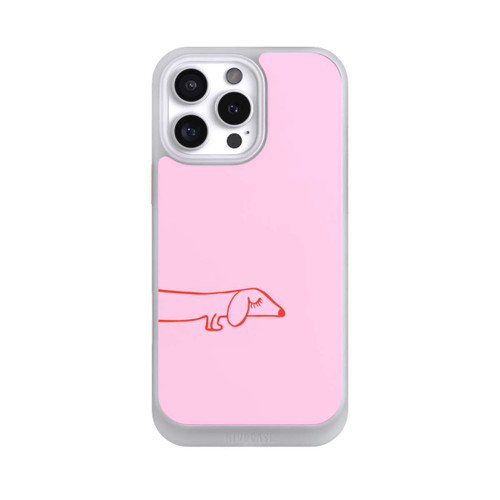 Apple iPhone 16 Pro Max NIVOcore Dachshund Illustration Pink