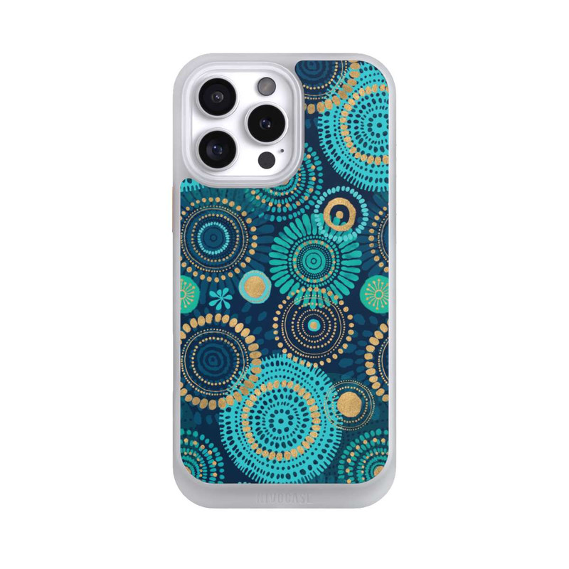 iPhone 16 Pro Max NIVOcore Blockprint India Teal Gold