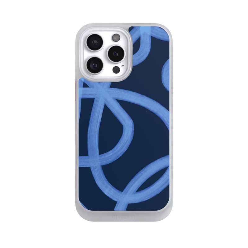 iPhone 16 Pro Max NIVOcore Laced Up Tones of Blue