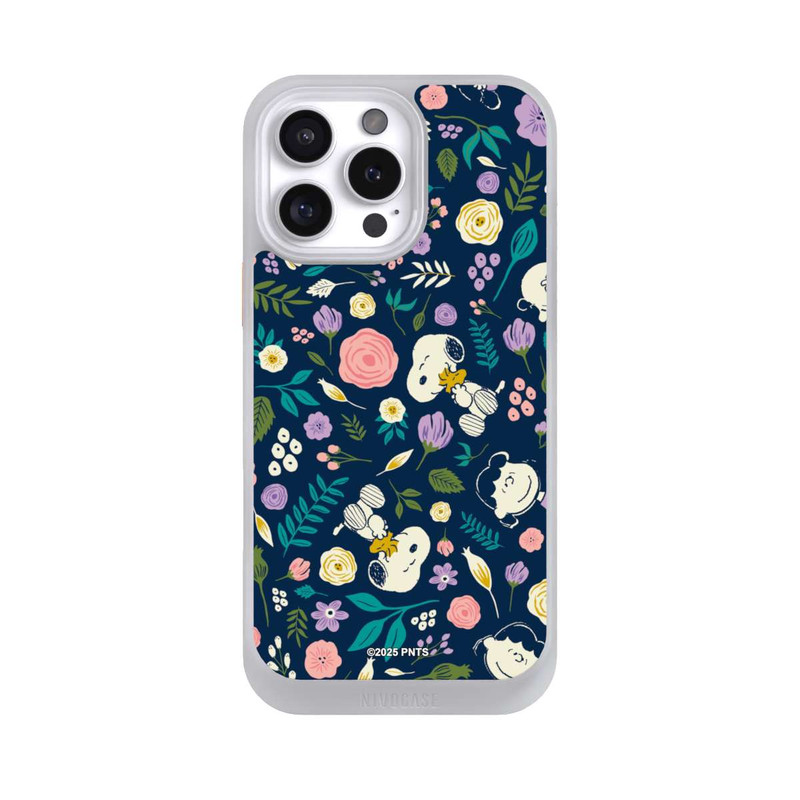 iPhone 16 Pro Max NIVOcore Peanuts Dark Flower Pattern