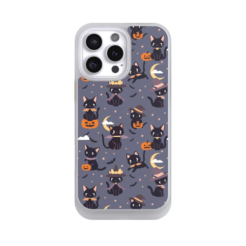 Apple iPhone 16 Pro Max NIVOcore Cute Halloween Witch Cats and Pumpkins