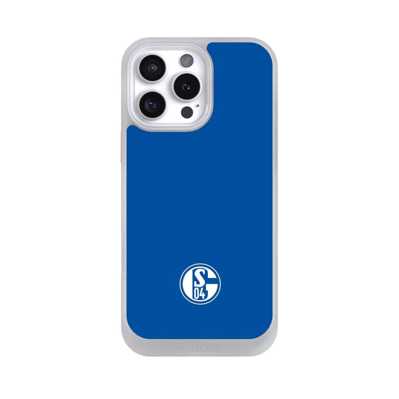 iPhone 16 Pro Max NIVOcore FC Schalke 04 Logo Blau