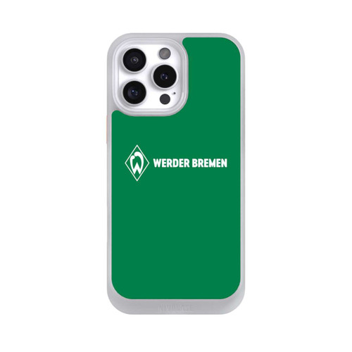 Apple iPhone 16 Pro Max NIVOcore Werder Bremen Schriftzug Raute Grün