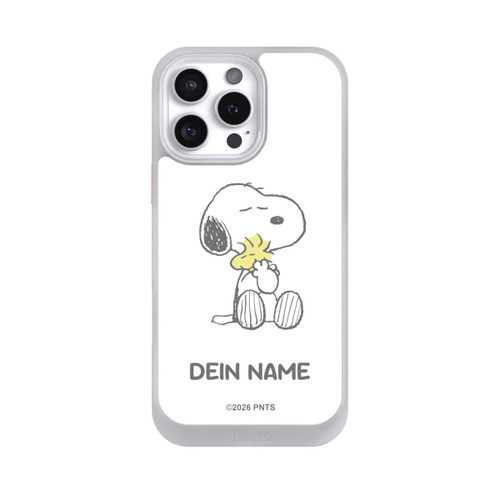 Apple iPhone 16 Pro Max NIVOcore Snoopy And Woodstock Cuddling Personalisierbar