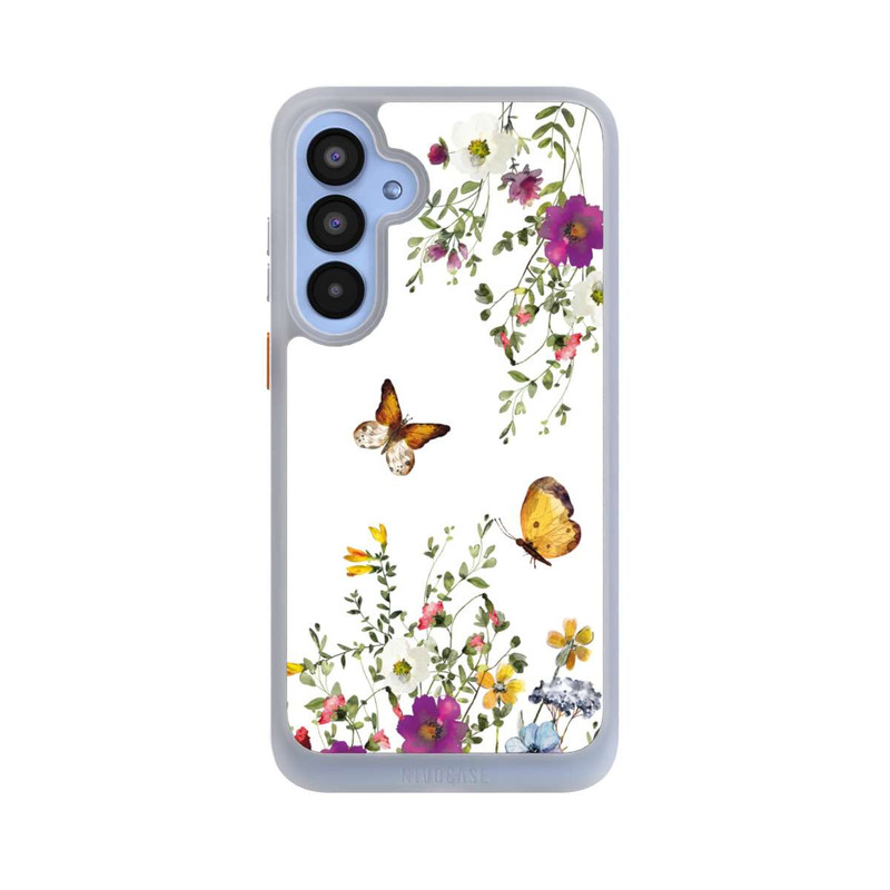 Galaxy A55 5G NIVOcore Butterflies And Colorful Flowers