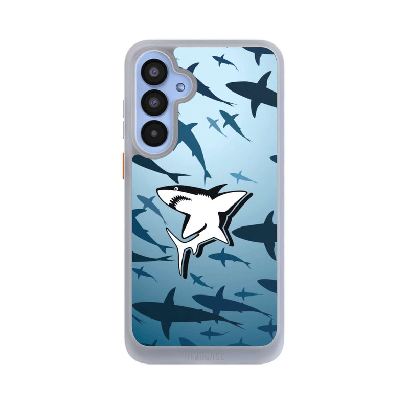 Galaxy A55 5G NIVOcore Haie Muster Blau
