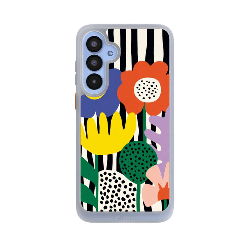 Galaxy A55 5G NIVOcore Flowers Striped Background