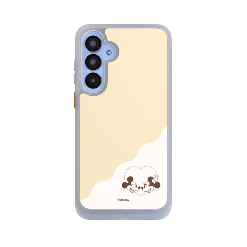 Galaxy A55 5G NIVOcore Mickey and Minnie Love Heart Beige