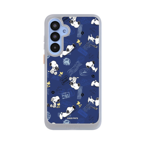 Samsung Galaxy A55 5G NIVOcore Peanuts Travel Stamps Pattern Blue