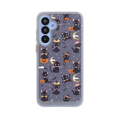 Samsung Galaxy A55 5G NIVOcore Cute Halloween Witch Cats and Pumpkins