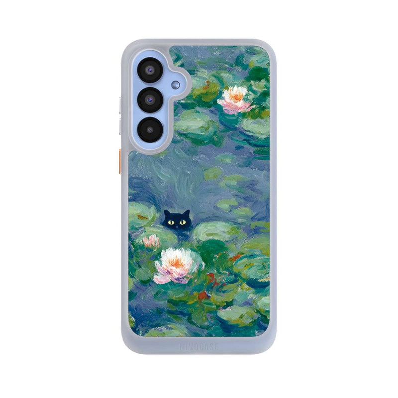 Galaxy A55 5G NIVOcore Katze im Teich Gemälde Impressionismus