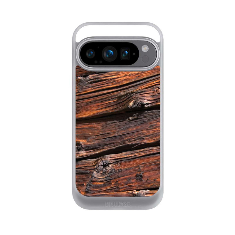 Pixel 9 Pro NIVOcore Verwitterte Holzplanken