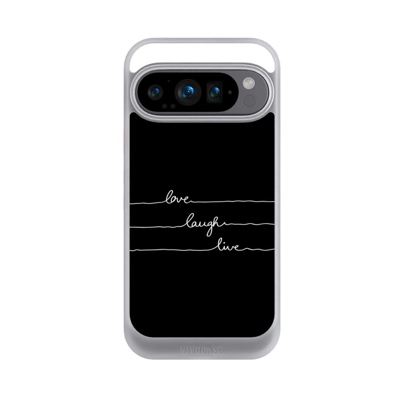 Pixel 9 Pro NIVOcore Love Laugh Live white/black