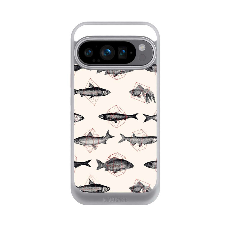Pixel 9 Pro NIVOcore Fische in Geometrie