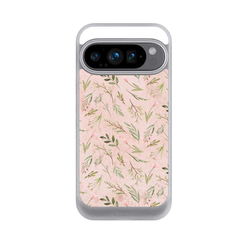 Pixel 9 Pro NIVOcore Floral Marble Pink