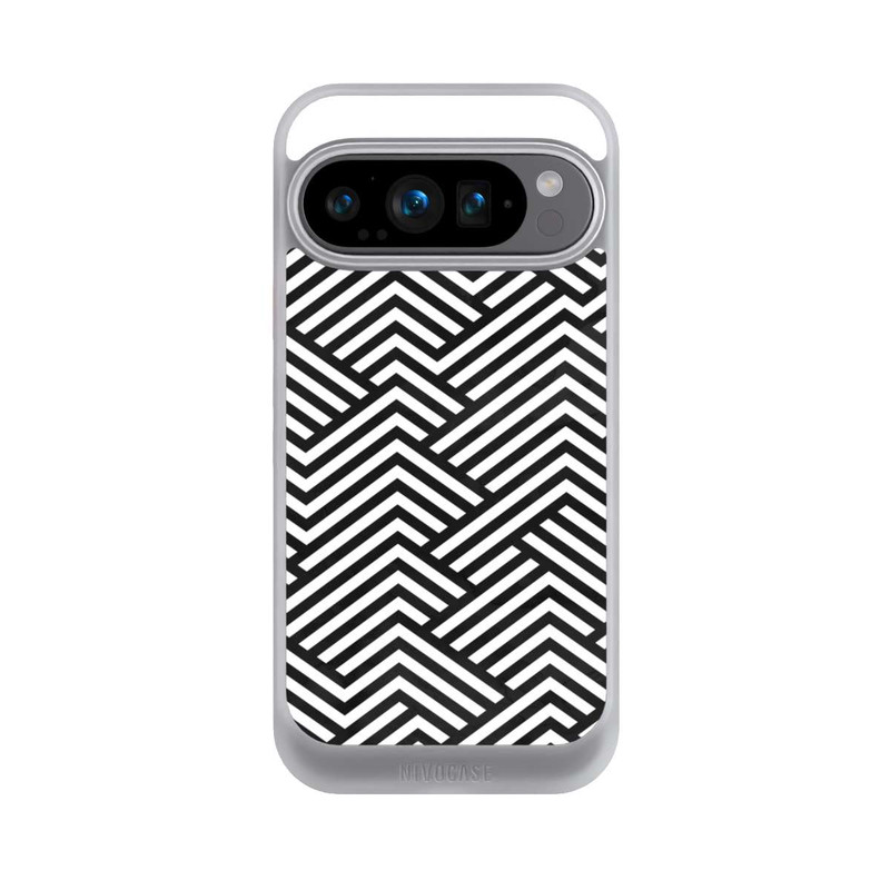 Pixel 9 Pro NIVOcore Schwarz und Weiß ZigZag