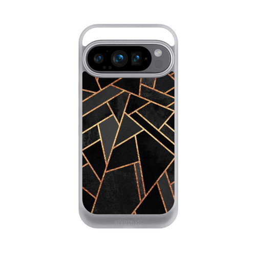 Google Pixel 9 Pro NIVOcore Schwarze Nacht Gold Druck