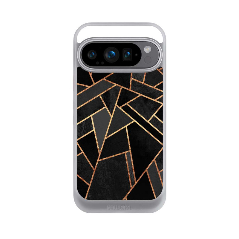 Pixel 9 Pro NIVOcore Schwarze Nacht Gold Druck