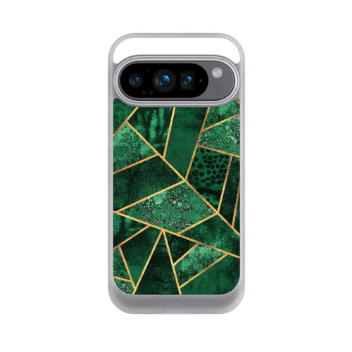 Google Pixel 9 Pro NIVOcore Tief Smaragdgrün Golddruck