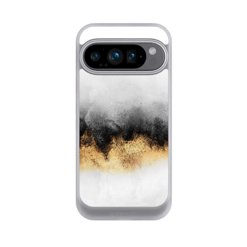 Google Pixel 9 Pro NIVOcore Grauer Himmelstaub Golddruck
