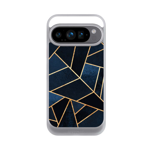 Google Pixel 9 Pro NIVOcore Navy Stein Golddruck