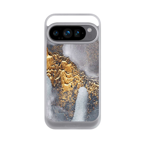 Google Pixel 9 Pro NIVOcore Beton-Gold-Glitzerlook