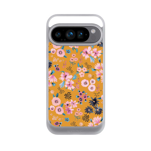Google Pixel 9 Pro NIVOcore Petites Fleurs Jaune Moutarde