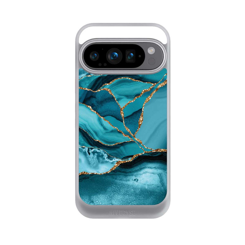 Pixel 9 Pro NIVOcore Marbre Bleu Glacier