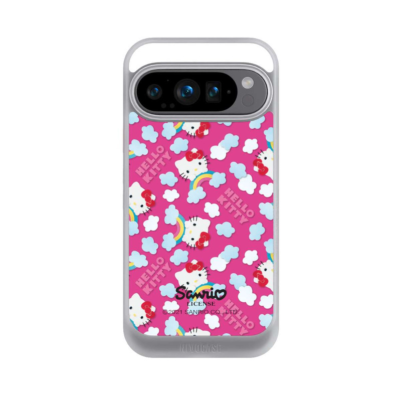 Pixel 9 Pro NIVOcore Hello Kitty Regenbogenmuster