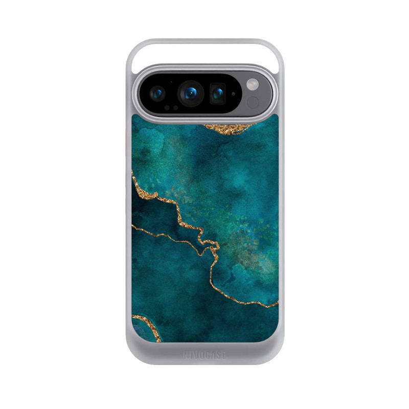 Pixel 9 Pro NIVOcore Edelstein glänzend aquamarin