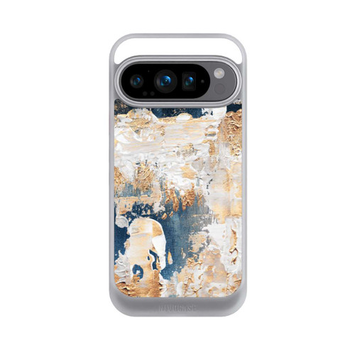 Google Pixel 9 Pro NIVOcore Abstraktion Blau und Gold