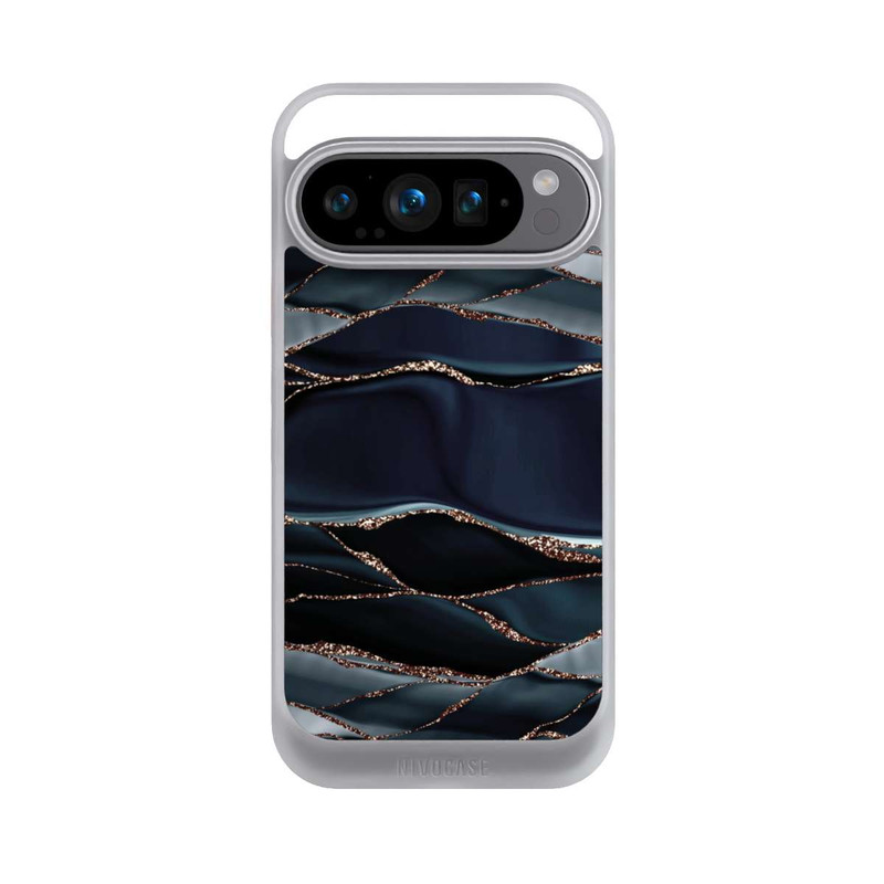 Pixel 9 Pro NIVOcore Rayures Gris Foncé Look Doré