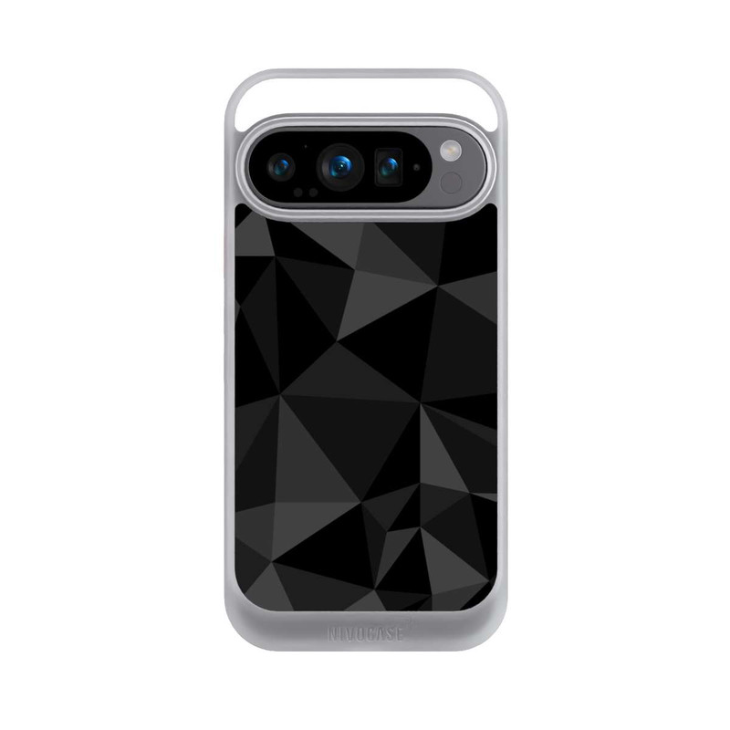 Pixel 9 Pro NIVOcore Motif Polygone Noir