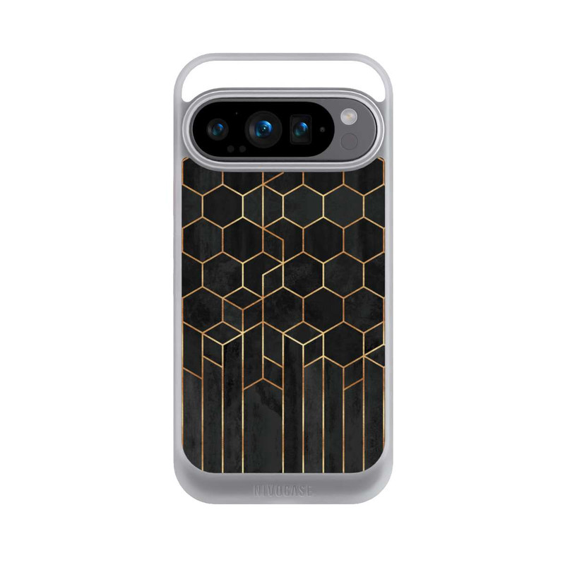 Pixel 9 Pro NIVOcore Schwarze Sechsecke