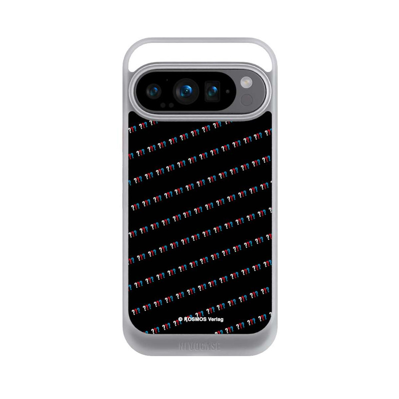 Pixel 9 Pro NIVOcore Drei Fragezeichen Muster Schräg